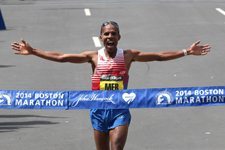 Meb Wins Boston Marathon