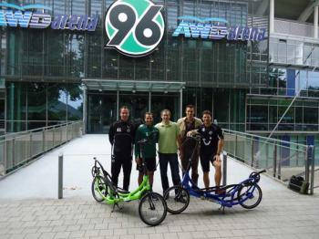 Elite German Soccer Team Cross-Training on ElliptiGO