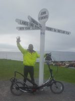 Idai Makaya at John O'Groats