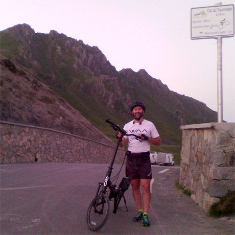 Bruno Pollet at Tourmalet