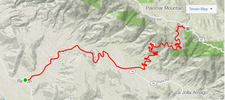 Palomar Topographic map