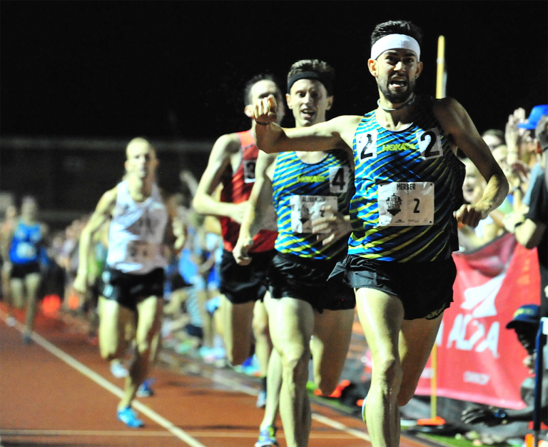 Kyle Merber a professional middle distance runner