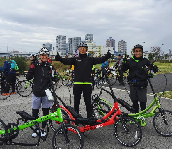 (L to R) Naoki Tachibana, Eiichi Shimizu and friend.