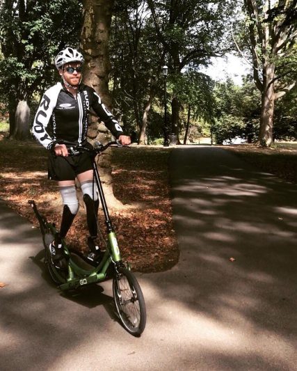 Brian Reynolds on ElliptiGO bike