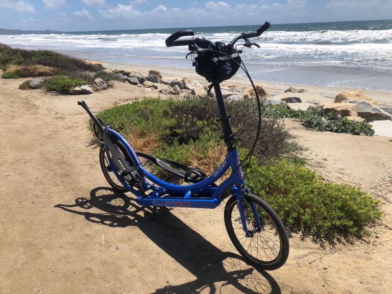 ElliptiGO Bike at the beach