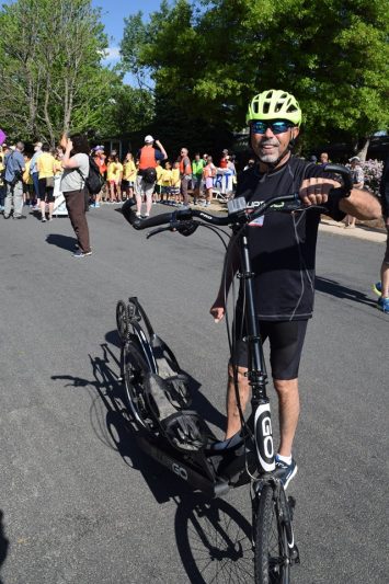 Rich Castro Rides His ElliptiGO Bike