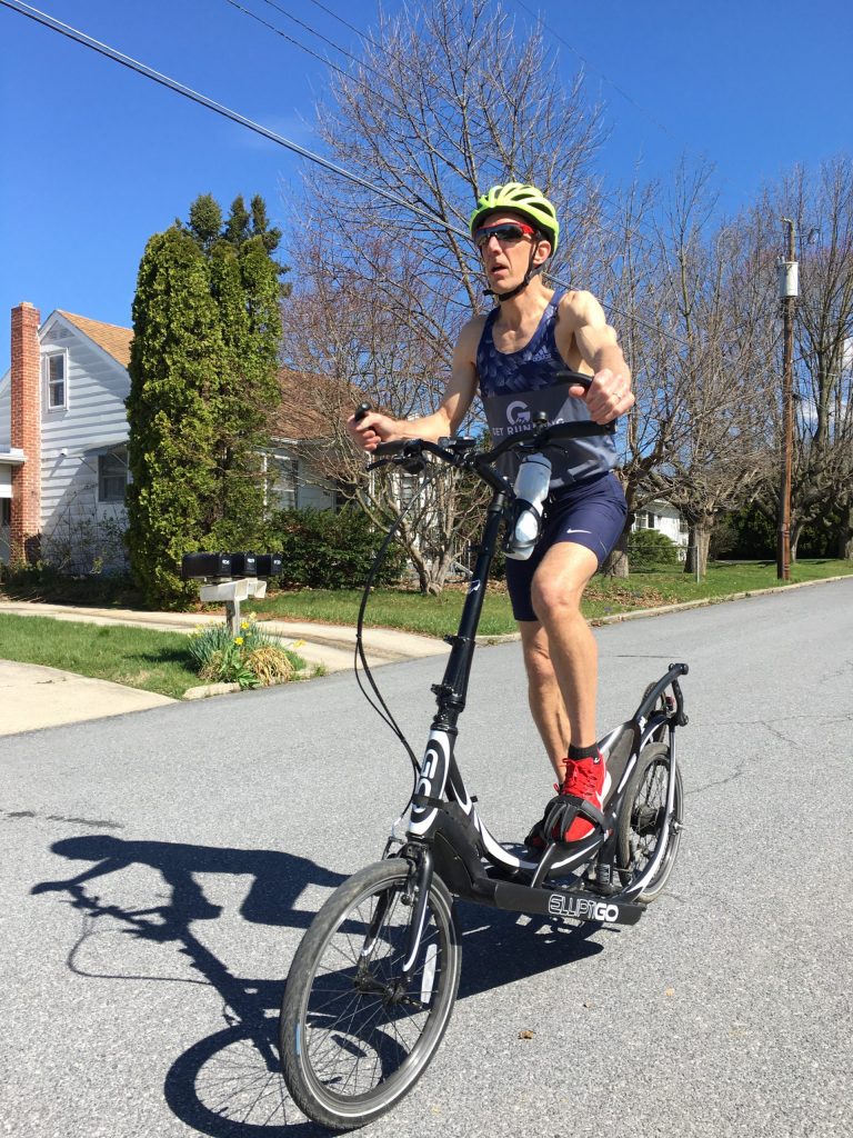 Steve Spence Riding ElliptiGO