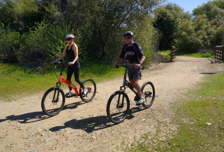 John Burmester and friend riding MSUB