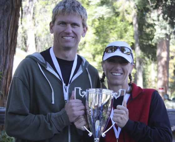 Damian and Angela with the Cup