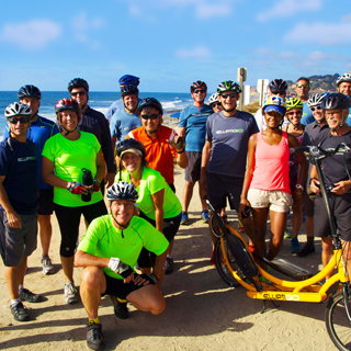 Group of ElliptiGO Riders