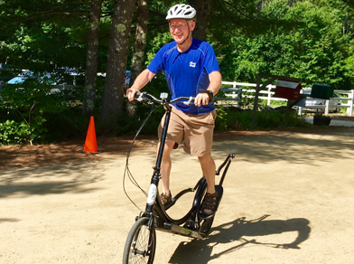 Long-Stride rider Kevin Maloney