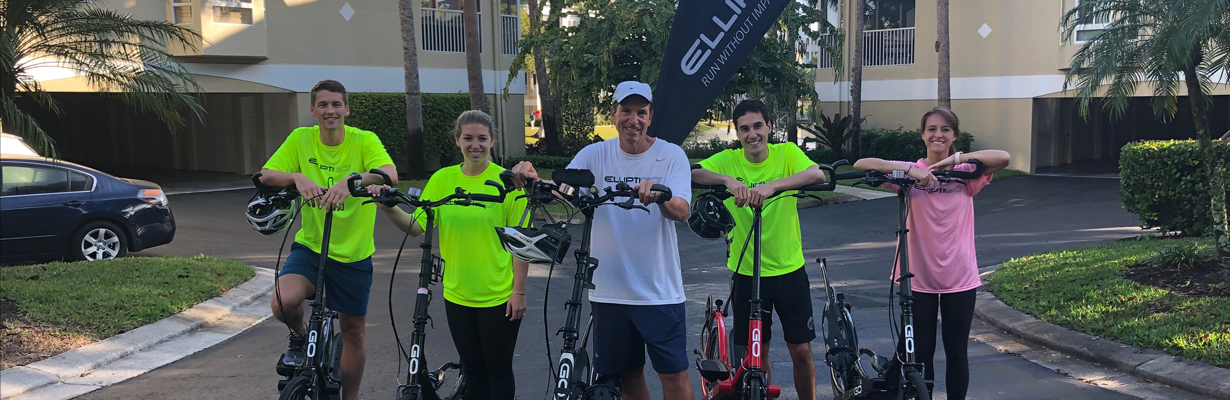 Long-Stride riders post group ride