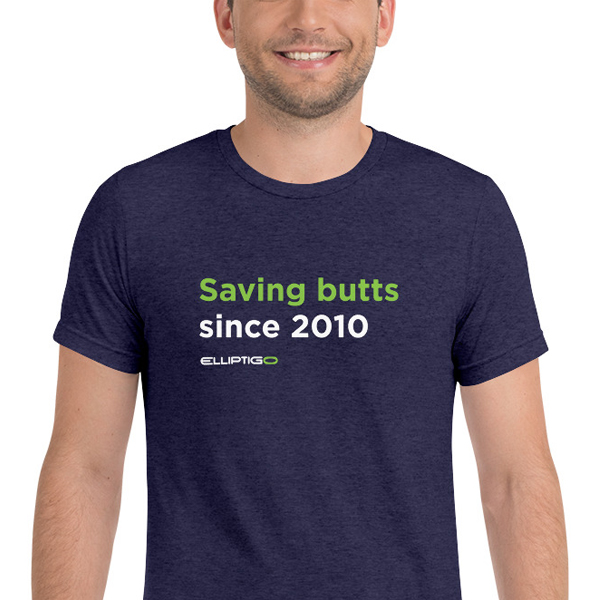 Saving Butts since 2010 t-shirt in Navy Blue