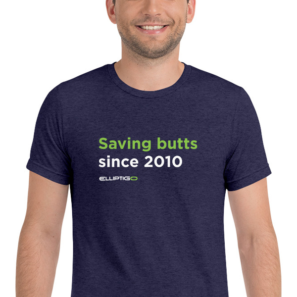 Saving Butts since 2010 t-shirt in Navy Blue