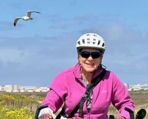 April 2025, Rider of the Month Kathi.